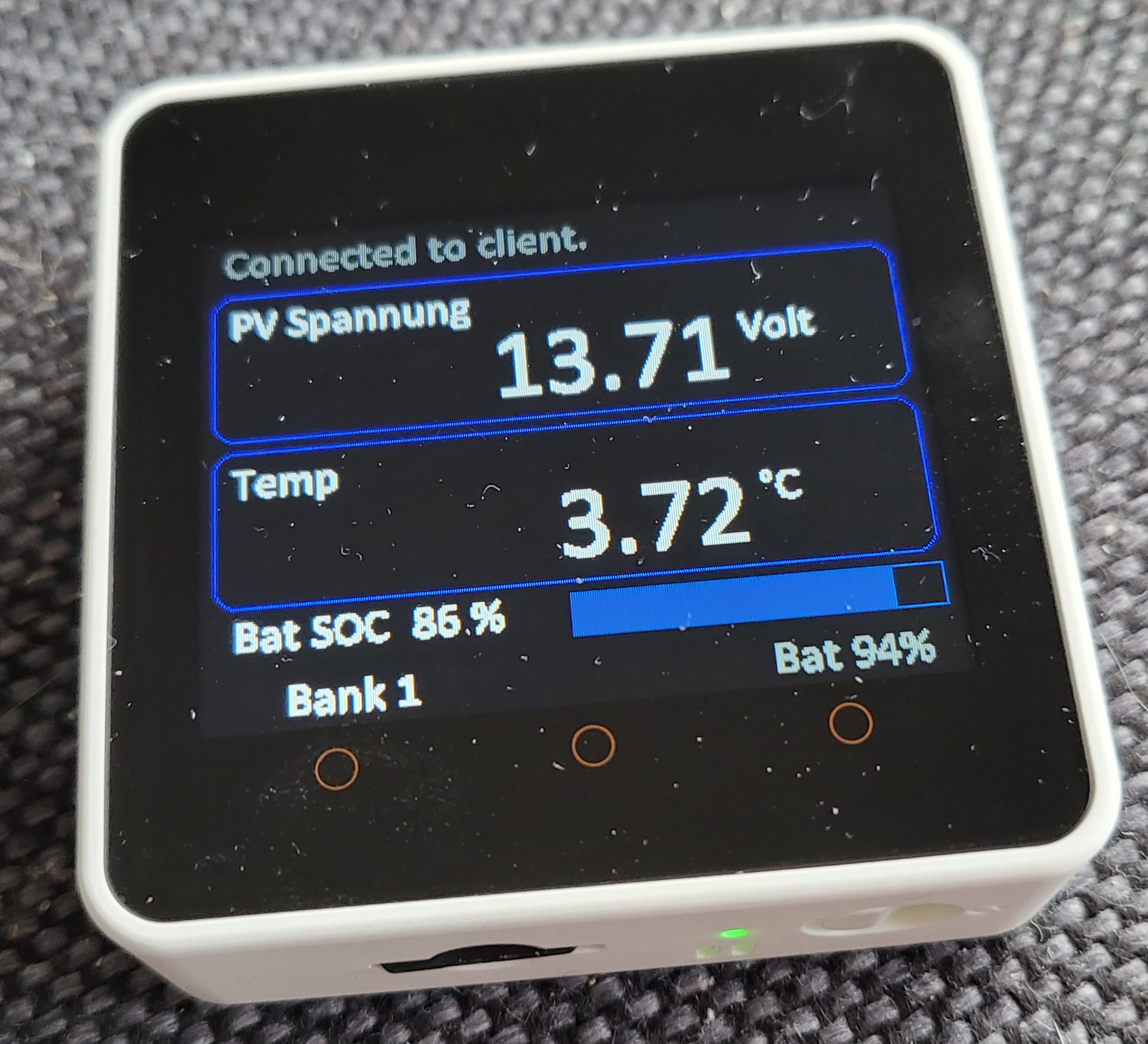 M5 Stack core2 PV Leistung
